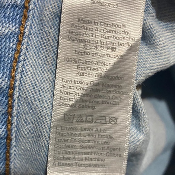 Madewell Relaxed Denim Shirts Size 28 - Picture 6 of 7